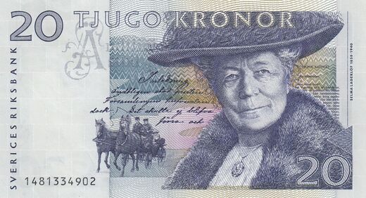 Sweden 20 kronor 1991 P-61a ( XF )