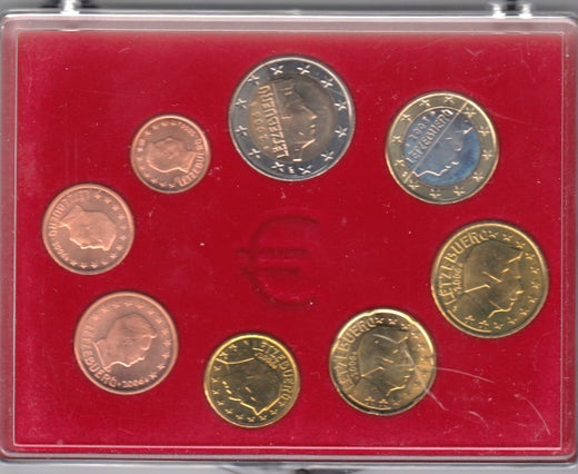 Luxembourg 2006 1 cent - 2 euro Loose coins serie from box( UNC )