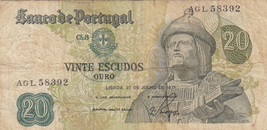 Portugal 20 Escudos 1971 P-173 ( F )