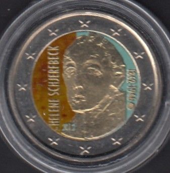 Finland 2 euro 2012 Schjerfbeck ( UNC ) colored