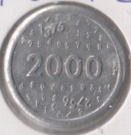 Millenium 2000 money / euro Diameter 21mm
