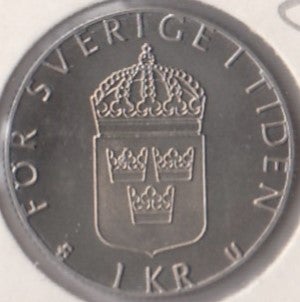 Sweden 1 krona 1982 KM-852a ( Unc )